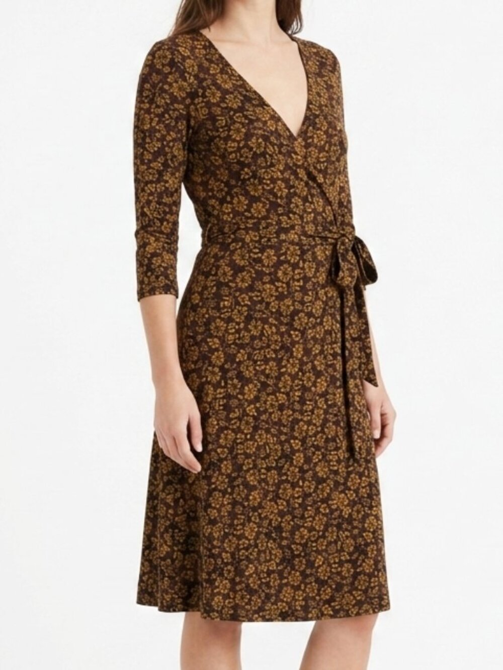 Smart Set Faux Wrap Floral Jersey Dress- Sz. XS